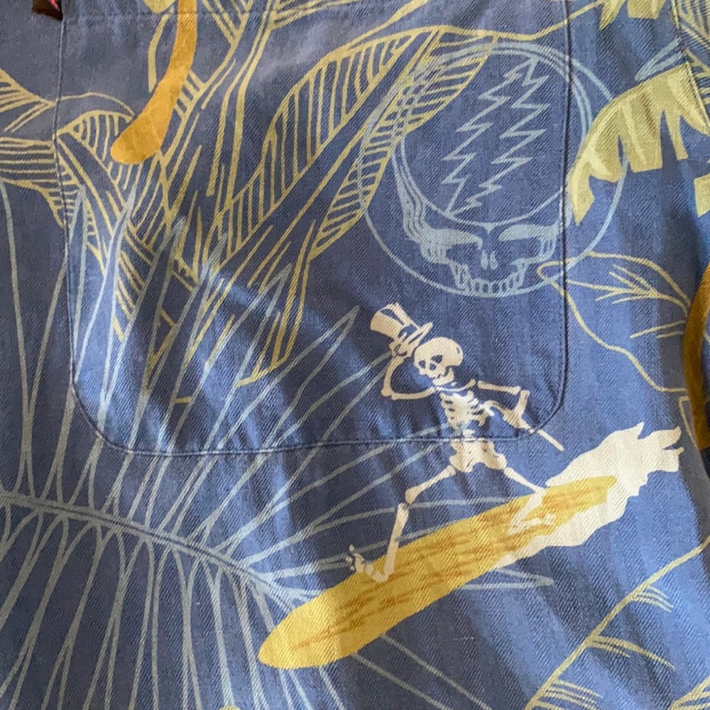 Grateful Dead by David Carey Men’s button down